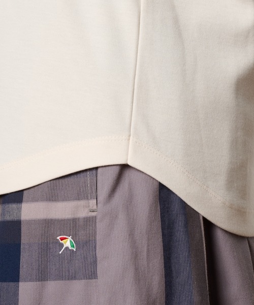 Arnold Palmer(アーノルドパーマー)の「パーマー ワンポイント ロングスリーブ Tシャツ(Tシャツ/カットソー・レディース・アイボリー/杢グレー/ダークブラウン/ブラック・S/M/L)」の14枚目の写真