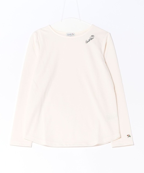 Arnold Palmer(アーノルドパーマー)の「パーマー ワンポイント ロングスリーブ Tシャツ(Tシャツ/カットソー・レディース・アイボリー/杢グレー/ダークブラウン/ブラック・S/M/L)」の16枚目の写真