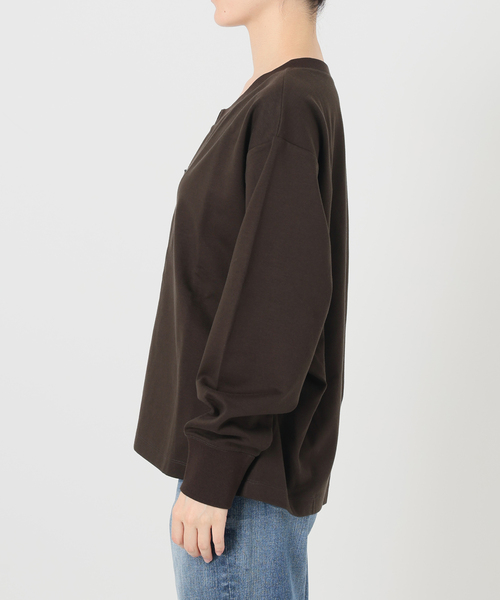 Spick & Span(スピックアンドスパン)の「スキッパーネックタックプルオーバー(Tシャツ/カットソー・レディース・ブラウン/カーキ・FREE)」の18枚目の写真