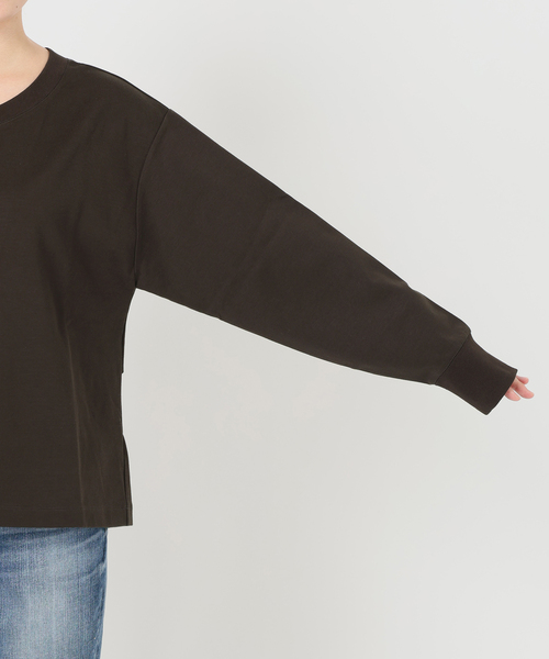 Spick & Span(スピックアンドスパン)の「スキッパーネックタックプルオーバー(Tシャツ/カットソー・レディース・ブラウン/カーキ・FREE)」の21枚目の写真