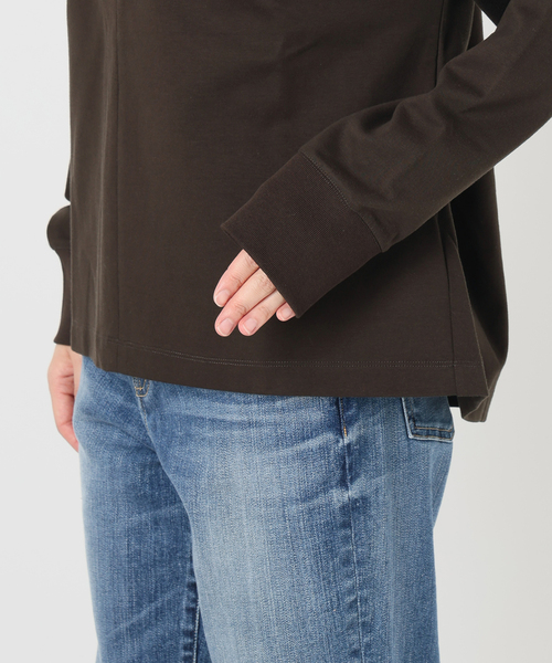 Spick & Span(スピックアンドスパン)の「スキッパーネックタックプルオーバー(Tシャツ/カットソー・レディース・ブラウン/カーキ・FREE)」の22枚目の写真