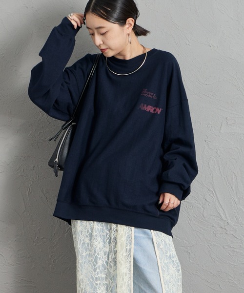 AMERICANA（アメリカーナ）の「[Americana/アメリカーナ] americana バックプリントロンT（Tシャツ/カットソー・レディース・マスタード/オートミール/ネイビー・ONE SIZE）」の10枚目の写真