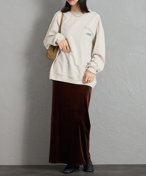 AMERICANA（アメリカーナ）の「[Americana/アメリカーナ] americana バックプリントロンT（Tシャツ/カットソー・レディース・マスタード/オートミール/ネイビー・ONE SIZE）」の18枚目の写真