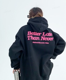 Better発泡プリントフーディー