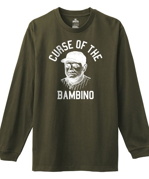 Ol' Basics(オールベーシックス)の「Ol' Basics(オール・ベーシックス) 長袖Tシャツ ロゴ イラスト プリント 袖リブ ロンT ロングTシャツ トップス カットソー メンズ ユニセックス(Tシャツ/カットソー・メンズ・ヘザーグレー/アイボリー/スミクロ/アーミー・XL/M/L)」の1枚目の写真