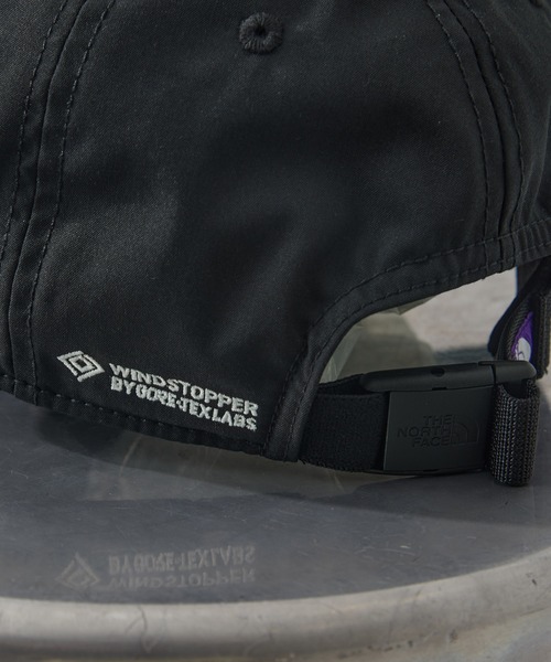 THE NORTH FACE PURPLE LABEL(ザ ノースフェイス パープルレーベル)の「【THE NORTH FACE Purple Label/ザ・ノースフェイスパープルレーベル】65/35 WINDSTOPPER Cap(キャップ・メンズ・ブラック/ダークグレー・FREE)」の3枚目の写真