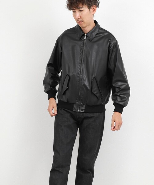 NOLLEY’S(ノーリーズ)の「A-2タイプ カウレザージャケット 26AW(ブルゾン・メンズ・ブラック・M/S/XL/L)」の7枚目の写真