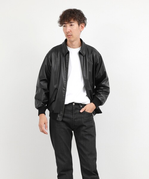 NOLLEY’S(ノーリーズ)の「A-2タイプ カウレザージャケット 26AW(ブルゾン・メンズ・ブラック・M/S/XL/L)」の11枚目の写真