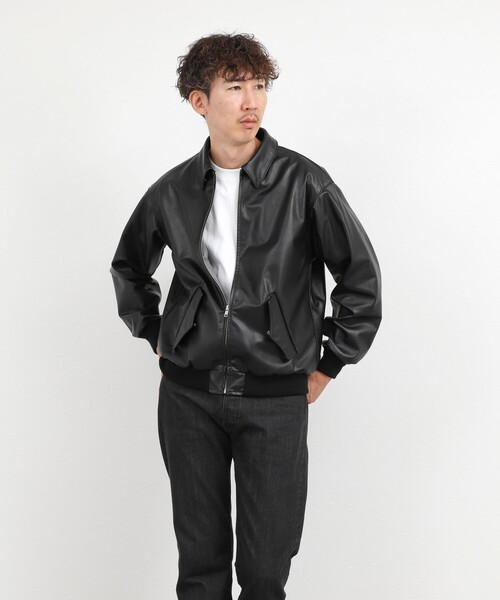 NOLLEY’S(ノーリーズ)の「A-2タイプ カウレザージャケット 26AW(ブルゾン・メンズ・ブラック・M/S/XL/L)」の12枚目の写真