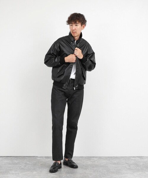 NOLLEY’S(ノーリーズ)の「A-2タイプ カウレザージャケット 26AW(ブルゾン・メンズ・ブラック・M/S/XL/L)」の17枚目の写真