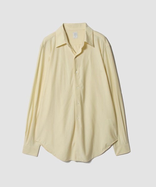 ESTNATION(エストネーション)の「GOOD PEOPLE GOOD STITCHING GOOD PRODUCT for ESTNATION / シルクコットン スーパーハイゲージ ジャージーシャツ(シャツ/ブラウス・メンズ・ライトブルー/カリビアンブルー/アイボリー・MEDIUM/LARGE)」の4枚目の写真