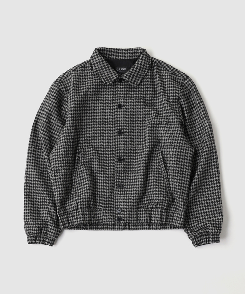 WISM(ウィズム)の「GRAND COLLECTION / グランド コレクション HOUNDSTOOTH WOOL JACKET(その他アウター・メンズ・ブラウン/ブラック・MEDIUM/LARGE)」の1枚目の写真