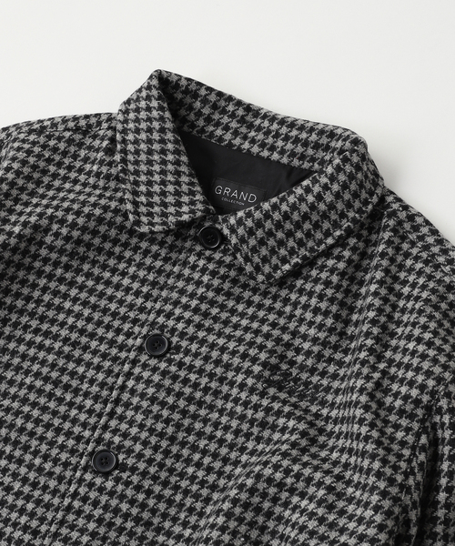 WISM(ウィズム)の「GRAND COLLECTION / グランド コレクション HOUNDSTOOTH WOOL JACKET(その他アウター・メンズ・ブラウン/ブラック・MEDIUM/LARGE)」の10枚目の写真