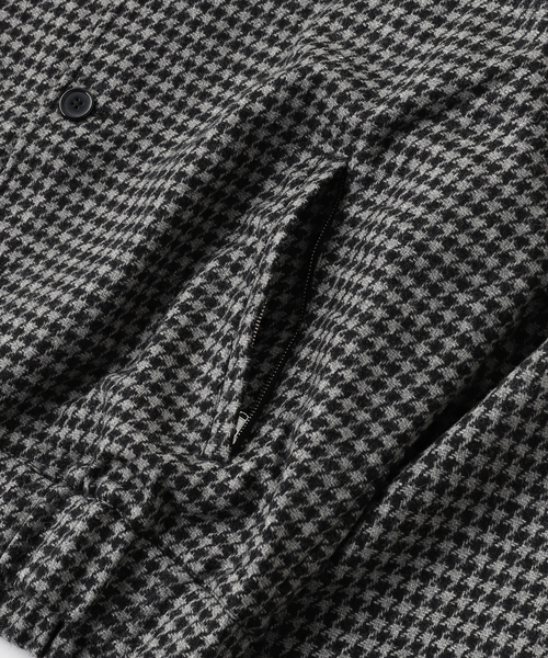 WISM(ウィズム)の「GRAND COLLECTION / グランド コレクション HOUNDSTOOTH WOOL JACKET(その他アウター・メンズ・ブラウン/ブラック・MEDIUM/LARGE)」の8枚目の写真