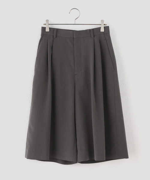 Spick & Span(スピックアンドスパン)の「ツータックキュロットパンツ(その他パンツ・レディース・チャコールグレー/キャメル・36/38)」の15枚目の写真
