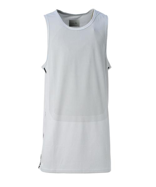 STAMPD(スタンプド)の「PUMA × STAMPD(プーマ × スタンプド)LONG TANKTOP◆(タンクトップ・メンズ・ホワイト/ブラック・MEDIUM/SMALL/LARGE)」の2枚目の写真