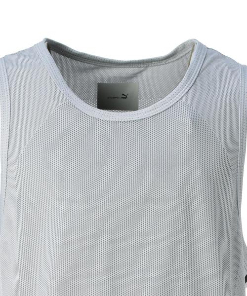 STAMPD(スタンプド)の「PUMA × STAMPD(プーマ × スタンプド)LONG TANKTOP◆(タンクトップ・メンズ・ホワイト/ブラック・MEDIUM/SMALL/LARGE)」の5枚目の写真