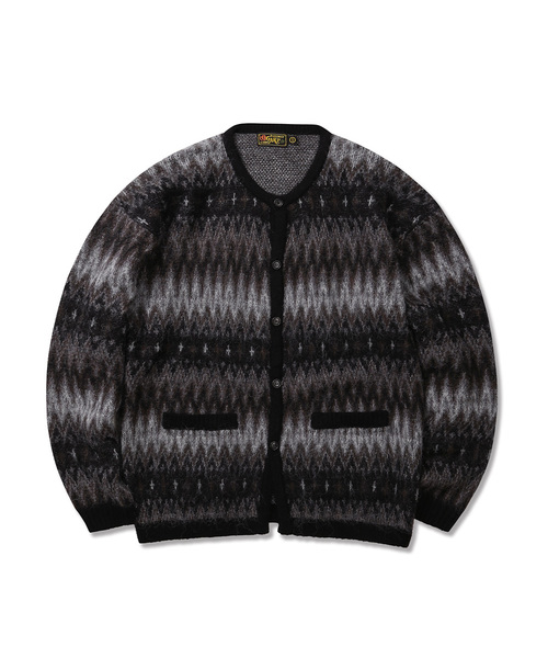 OGARP(オガープ)の「Navaho Mohair Jacquard Cardigan Black(カーディガン/ボレロ・メンズ・その他・LARGE/X-LARGE)」の1枚目の写真