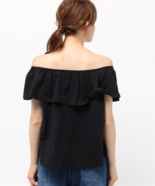 TANKAIR オフショルダー ブラック トップス(black) Amazon | [WANSHIX] オフショルダー トップス レディース