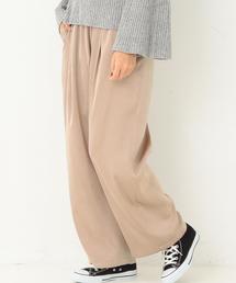 Another Edition | サテンワイドパンツ/AEBC  SATIN WID PT◆(その他パンツ)