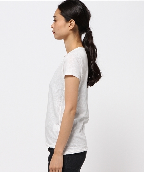 TODAYFUL（トゥデイフル）の「Useful VネックTシャツ（Tシャツ/カットソー・レディース・グレー/チャコールグレー/オフホワイト/ホワイト・SMALL/MEDIUM）」の6枚目の写真