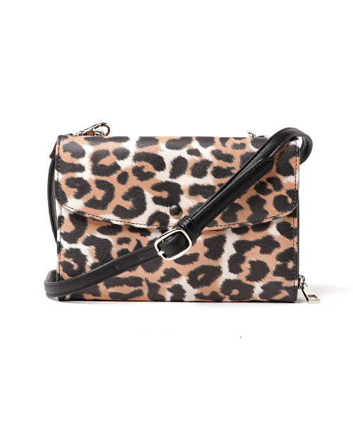 MOUSSY（マウジー）の「BI COLOR POCHETTE（ショルダーバッグ・レディース・ブラウン系その他/ブラック/ピンク・FREE）」の3枚目の写真