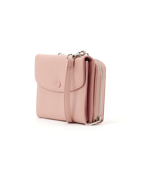 MOUSSY（マウジー）の「BI COLOR POCHETTE（ショルダーバッグ・レディース・ブラウン系その他/ブラック/ピンク・FREE）」の4枚目の写真