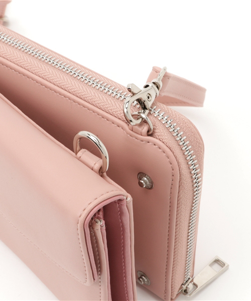 MOUSSY（マウジー）の「BI COLOR POCHETTE（ショルダーバッグ・レディース・ブラウン系その他/ブラック/ピンク・FREE）」の9枚目の写真