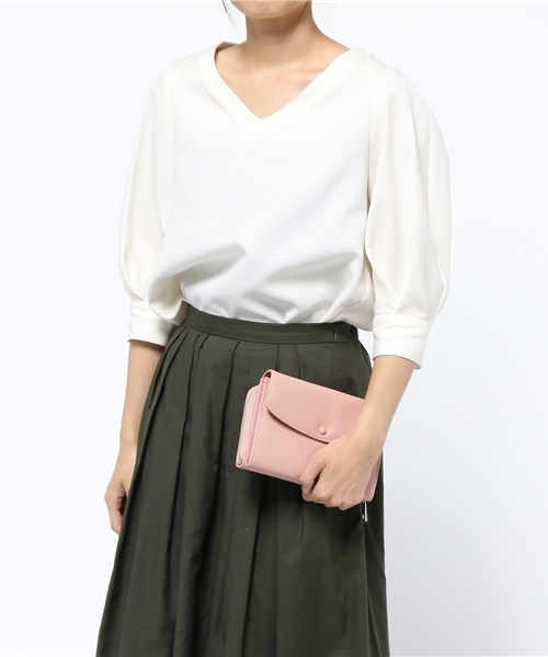 MOUSSY（マウジー）の「BI COLOR POCHETTE（ショルダーバッグ・レディース・ブラウン系その他/ブラック/ピンク・FREE）」の13枚目の写真