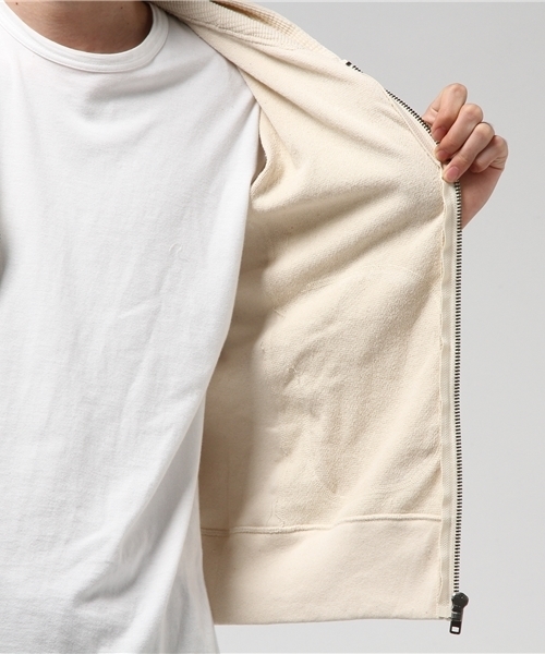 JACKROSE（ジャックローズ）の「USA･COTTON･ZIPパーカー（パーカー・メンズ・オフホワイト/ネイビー/グレー・M/L）」の8枚目の写真