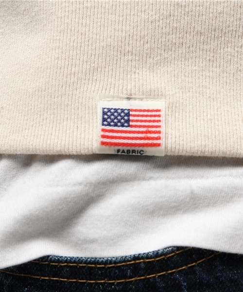 JACKROSE（ジャックローズ）の「USA･COTTON･ZIPパーカー（パーカー・メンズ・オフホワイト/ネイビー/グレー・M/L）」の9枚目の写真