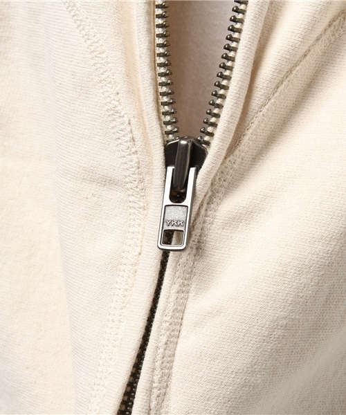 JACKROSE（ジャックローズ）の「USA･COTTON･ZIPパーカー（パーカー・メンズ・オフホワイト/ネイビー/グレー・M/L）」の10枚目の写真