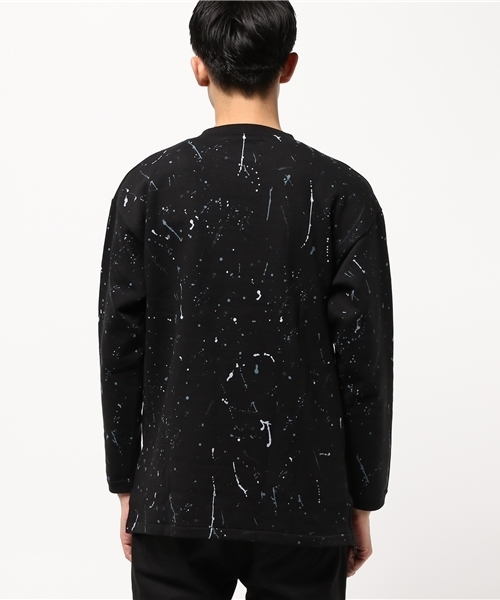 ADAM ET ROPE'（アダムエロペ）の「ドリッピングスウェット（スウェット・メンズ・ホワイト/ブラック・MEDIUM/L/M）」の18枚目の写真