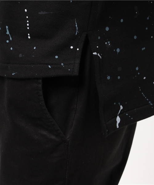 ADAM ET ROPE'（アダムエロペ）の「ドリッピングスウェット（スウェット・メンズ・ホワイト/ブラック・MEDIUM/L/M）」の21枚目の写真