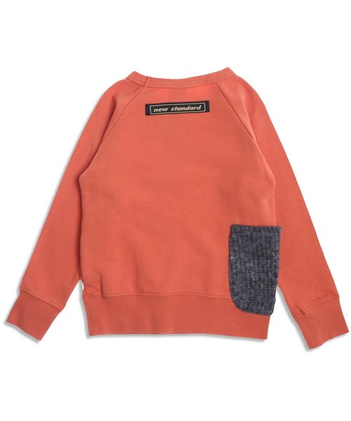 BREEZE（ブリーズ）の「ポケット付ロゴトレーナー（スウェット・キッズ・グレー/ブラック/オレンジ・80/95/90/100/120/130/110/140）」の9枚目の写真