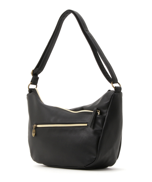 Legato Largo(レガートラルゴ)の「【Legato Largo】スモーキーシボ合皮多収納ショルダー(ショルダーバッグ・レディース・ライトベージュ/キャメル/ミント/ネイビー/ブラック・FREE)」の9枚目の写真