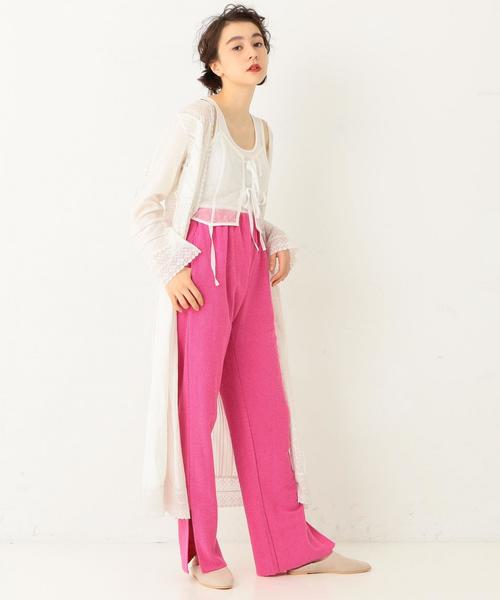 Another Edition（アナザーエディション）の「スリットパンツ ◆（その他パンツ・レディース・ピンク/ナチュラル/ライトグレー・SMALL/MEDIUM）」の7枚目の写真