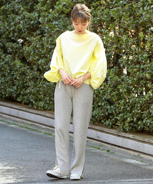 Another Edition（アナザーエディション）の「スリットパンツ ◆（その他パンツ・レディース・ピンク/ナチュラル/ライトグレー・SMALL/MEDIUM）」の18枚目の写真