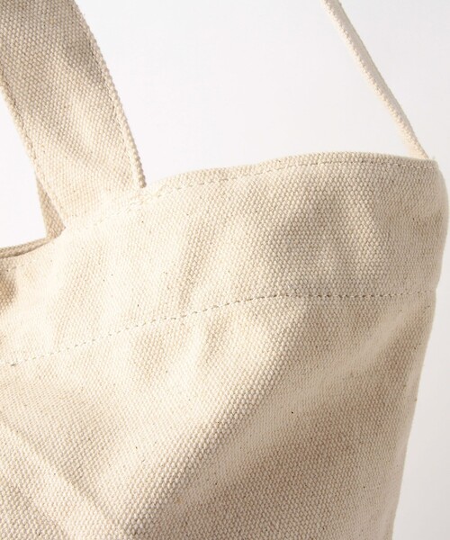 coen（コーエン）の「coen2WAYロゴトートバッグ（トートバッグ・レディース・オフホワイト/ブラック/シルバー/カーキ/ライトブルー/ライトピンク・FREE）」の18枚目の写真