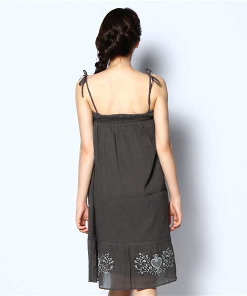 coen(コーエン)の「エンブロイダリー2wayスカート(スカート・レディース・ダークグレー/ホワイト・フリー)」の12枚目の写真