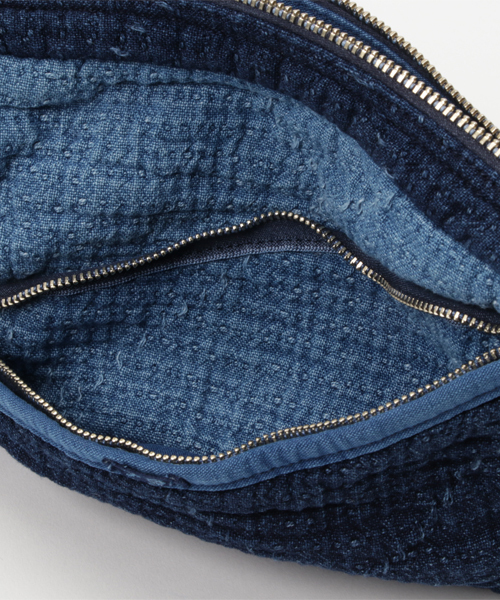 バッグ Porter Classic SASHIKO SHOULDER BAG Porter Classic - PC SASHIKO SHOULDER BAG- NEW BLUE – PHAETON