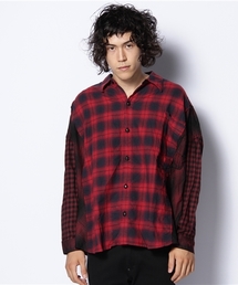 jieda × advantage cycle  クレイジーパッチワークシャツ 2096004_16_D_215.jpg