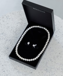 form forma（フォルムフォルマ）の「【マグネット仕様】《慶弔両用》貝パールネックレス・イヤリングセット《7㎜玉/39cm》/喪服・礼服用/ブラックフォーマル/パーティー（ネックレス）」