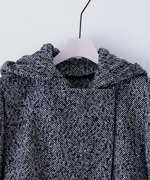 UNITED TOKYO（ユナイテッドトウキョウ）の「デタッチャブルフードコート（その他アウター・レディース・ブラック/グレー/グレイッシュベージュ/ベージュ/ネイビー/カーキ・1/2）」の9枚目の写真