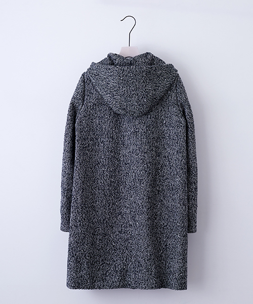 UNITED TOKYO（ユナイテッドトウキョウ）の「デタッチャブルフードコート（その他アウター・レディース・ブラック/グレー/グレイッシュベージュ/ベージュ/ネイビー/カーキ・1/2）」の13枚目の写真