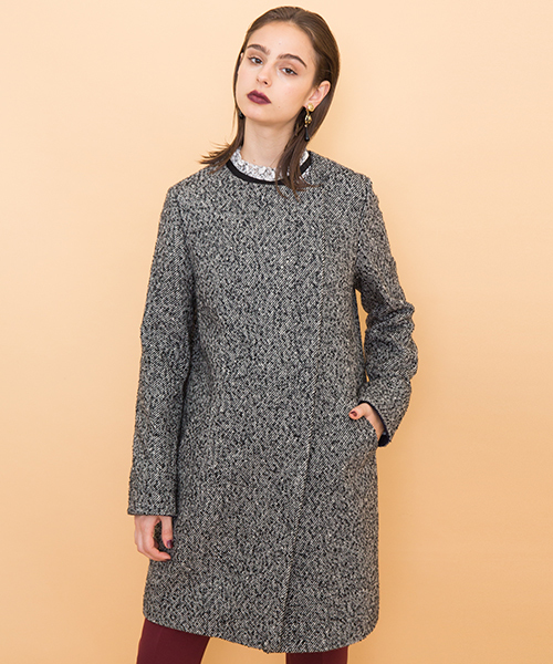 UNITED TOKYO（ユナイテッドトウキョウ）の「デタッチャブルフードコート（その他アウター・レディース・ブラック/グレー/グレイッシュベージュ/ベージュ/ネイビー/カーキ・1/2）」の17枚目の写真