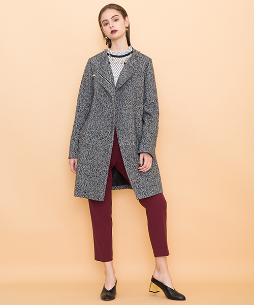 UNITED TOKYO（ユナイテッドトウキョウ）の「デタッチャブルフードコート（その他アウター・レディース・ブラック/グレー/グレイッシュベージュ/ベージュ/ネイビー/カーキ・1/2）」の15枚目の写真