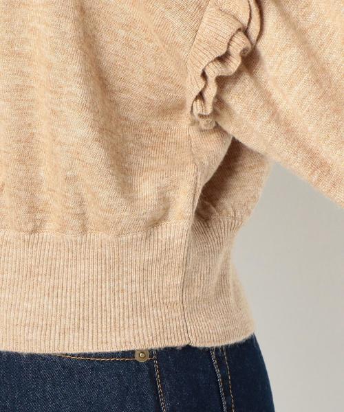 Another Edition(アナザーエディション)の「袖フリルプルオーバー ◆(ニット/セーター・レディース・ベージュ/パープル/ダークグレー・FREE)」の17枚目の写真