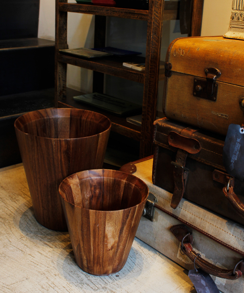 GLOBAL FORME CONCRETE(グローバルフォルムコンクリート)の「WOOD DUST BIN-L ウッドダストビンL(ダストボックス・レディース・ウッド・LARGE)」の6枚目の写真