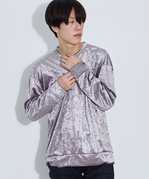 SOCIAL WEAR�i�\�[�V�����E�F�A�j�́u�ySOCIAL WEAR�z�V���C�j�[�x���A�N���[�l�b�N�X�E�F�b�g�i�X�E�F�b�g�j�v